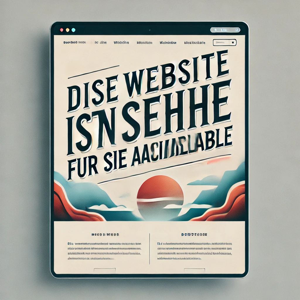 Diese Website ist in Kürze für Sie erreichbar